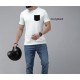 Men White Custom Print T-shirt (Pack of 2)