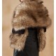 Women Faux Fur Wrap Reversible Shawl 