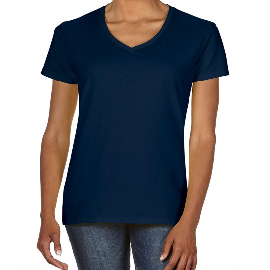 Gildan Ladies Premium Cotton® V Neck T-Shirt 