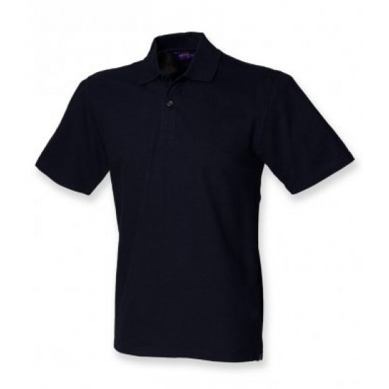Henbury Unisex Stretch Cotton Piqué Polo Shirt 