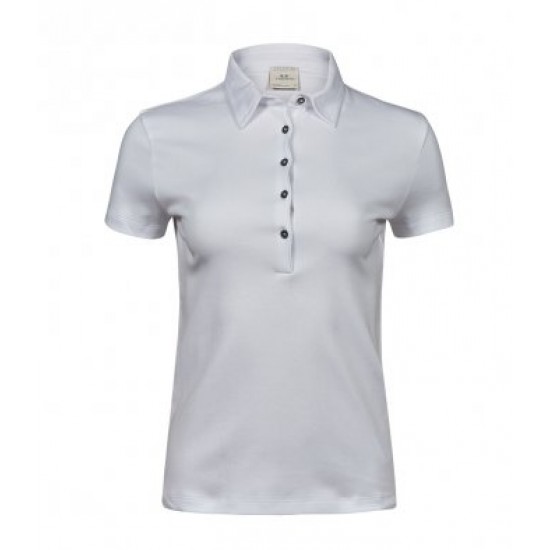 Tee Jays Ladies Pima Cotton Interlock Polo Shirt 
