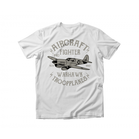 Men s Aircraft Printed T-shirt for Men 