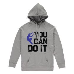His & Her's You Can Do It Printed Hoodies