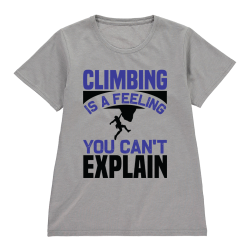 Women's Climbing Feeling Printed T-shirt