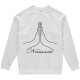 Men s Black Namaste Printed Sweatshirt 