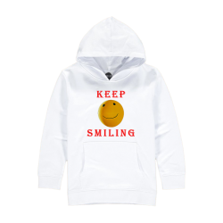 Kids Keep Smiling Printed Hoodies