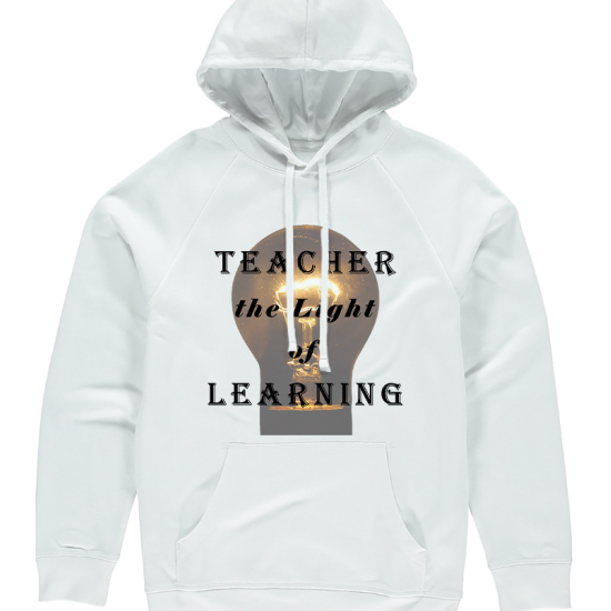 Teacher the Light of Learning Printed Hoodies 