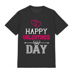 Happy Valentines Day Printed T-shirt