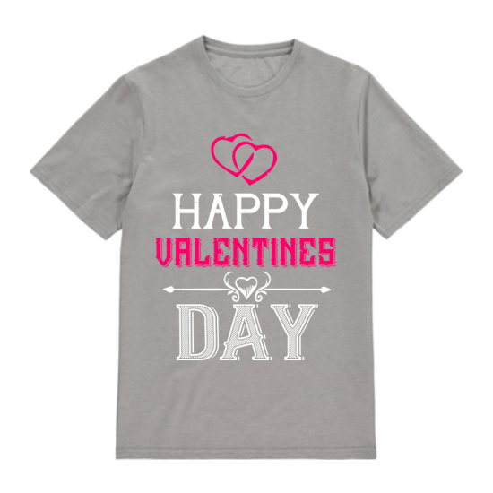 Happy Valentines Day Printed T-shirt 