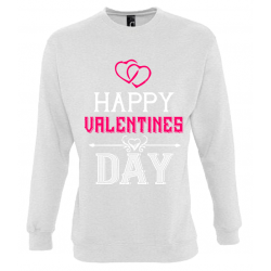 Happy Valentines Day Printed Sweatshirt