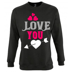 Love you Printed Sweatshirt