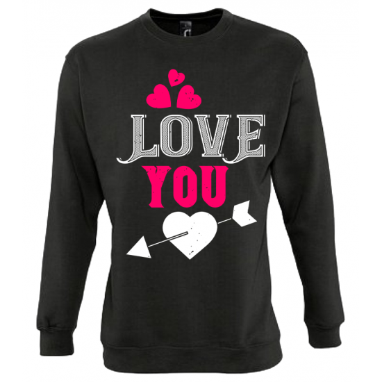 Love you Printed Sweatshirt 