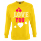 Love you Printed Sweatshirt 
