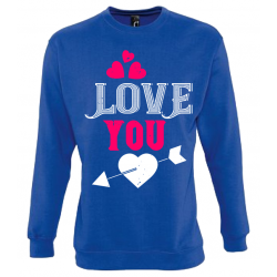 Love you Printed Sweatshirt